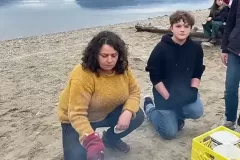 Bannock on the beach